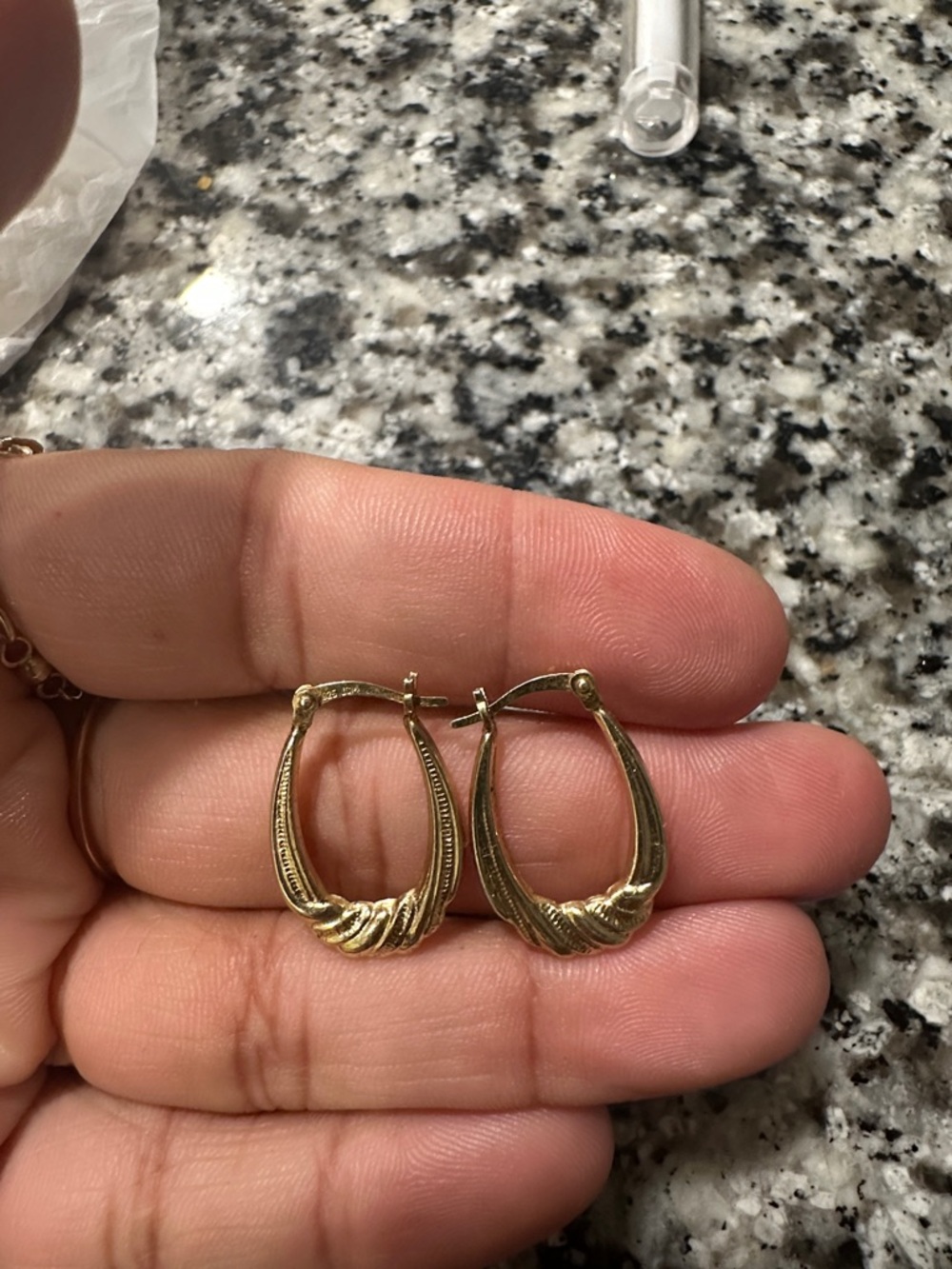 Gold-Tone Twisted Hoop Earrings - Women Jewelry